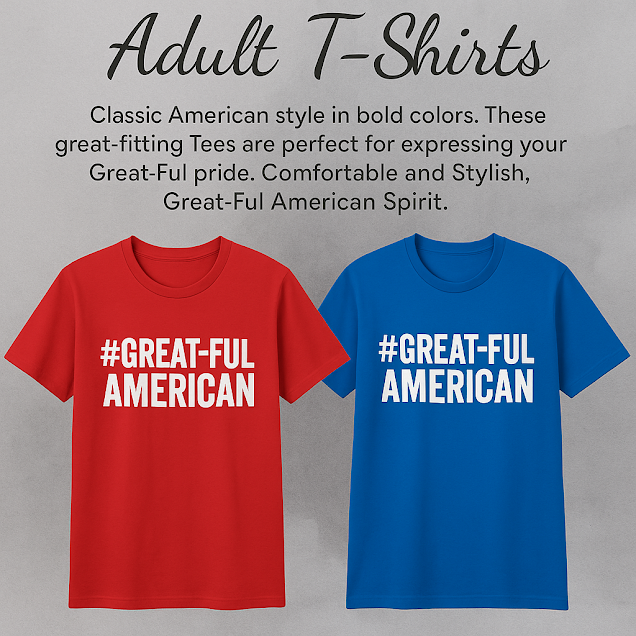 The #Great-Ful American Unisex Heavy Cotton Tee
