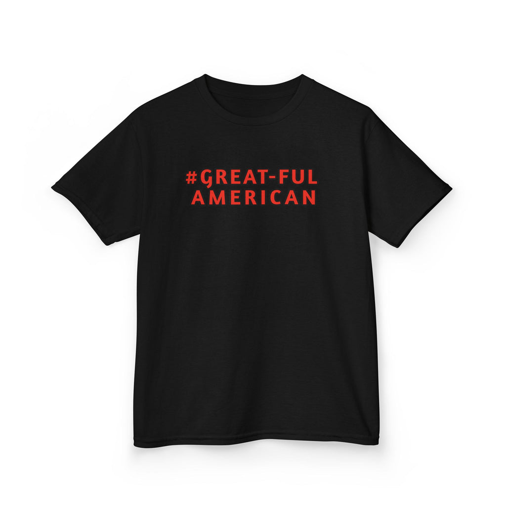 WHITE OR BLACK TEE w/ RED WRITING -- Celebrate their Achievements & Love of their Country