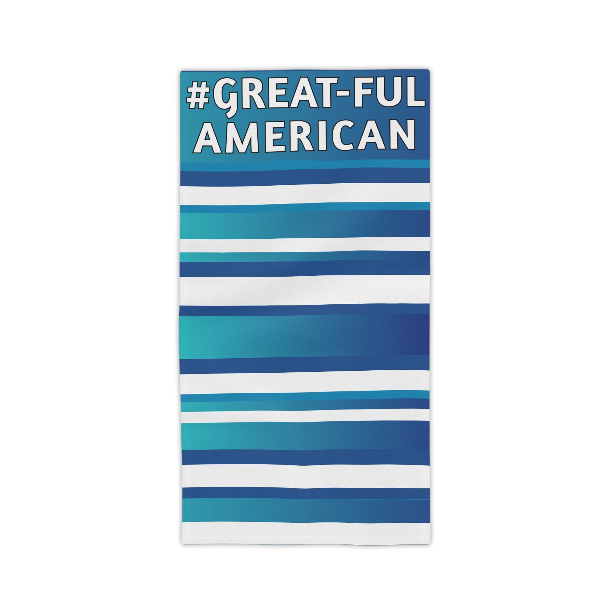 BLUE OPTION The "#Greatful American" Towels - Multiple Sizes & Versatile Uses