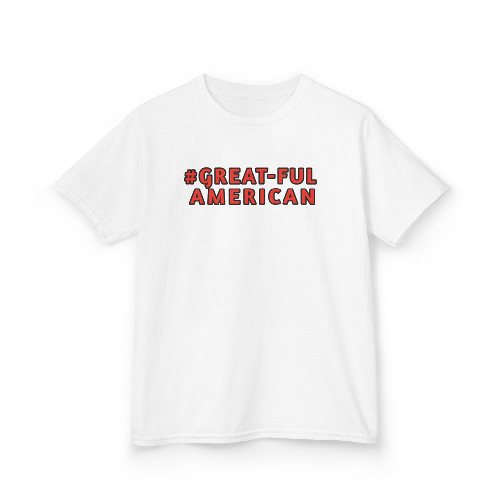 WHITE OR BLACK TEE w/ RED WRITING -- Celebrate their Achievements & Love of their Country