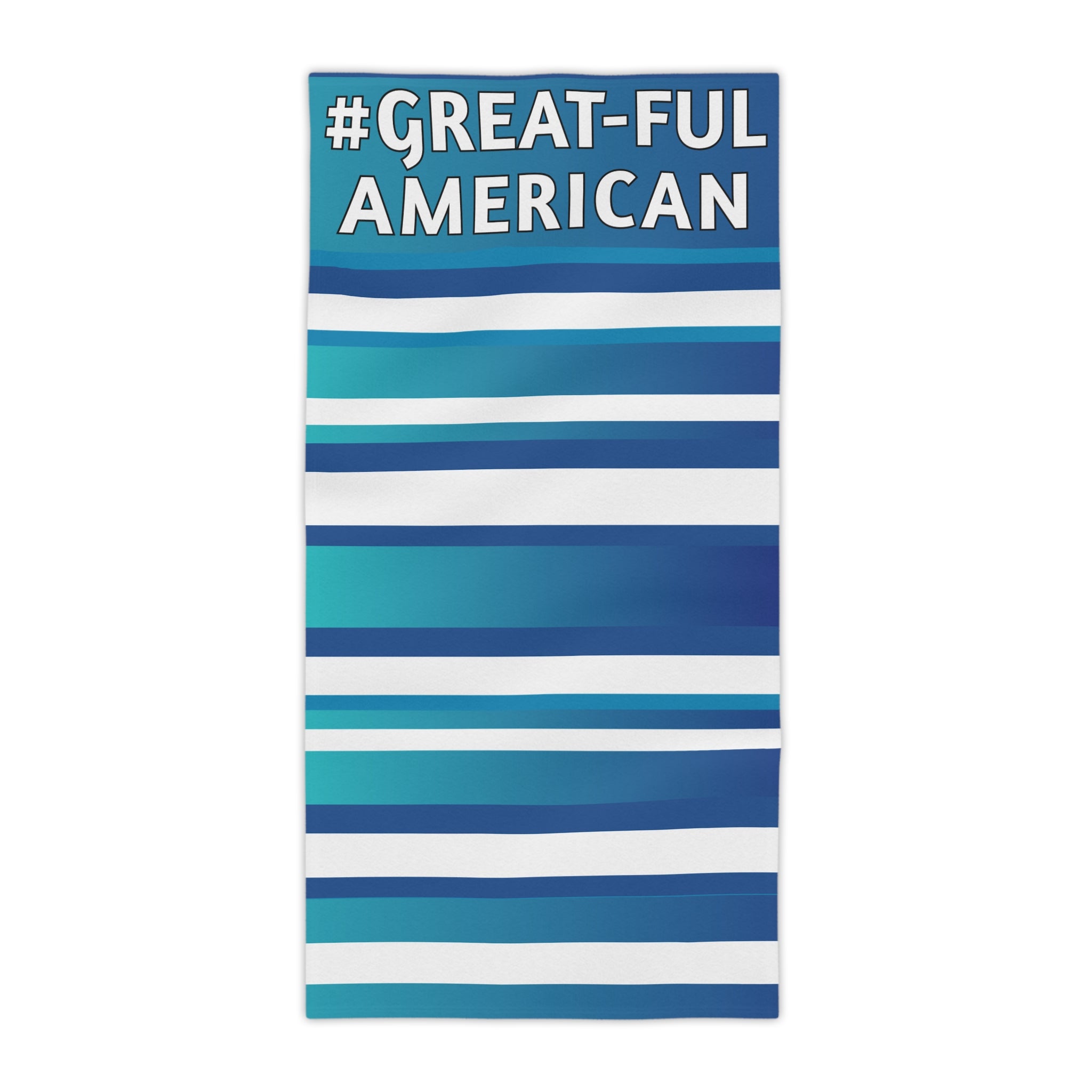BLUE OPTION The "#Greatful American" Towels - Multiple Sizes & Versatile Uses