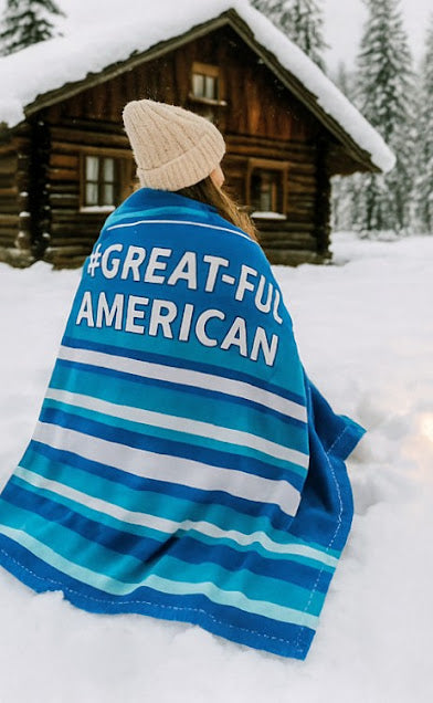 BLUE COLOR OPTION, MULTIPLE SIZES AVAILABLE, Soft Polyester Blanket - Thin and Cozy, Makes a Great Indoor throw or BEACH BLANKET