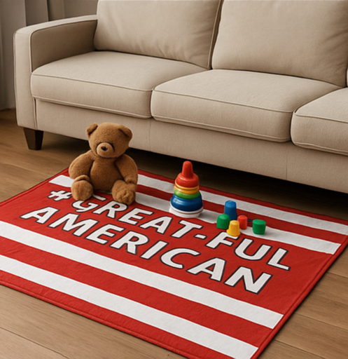 RED COLOR Sherpa Blanket - Warm Patriotic Cozy Throw for Indoor and Outdoor Use