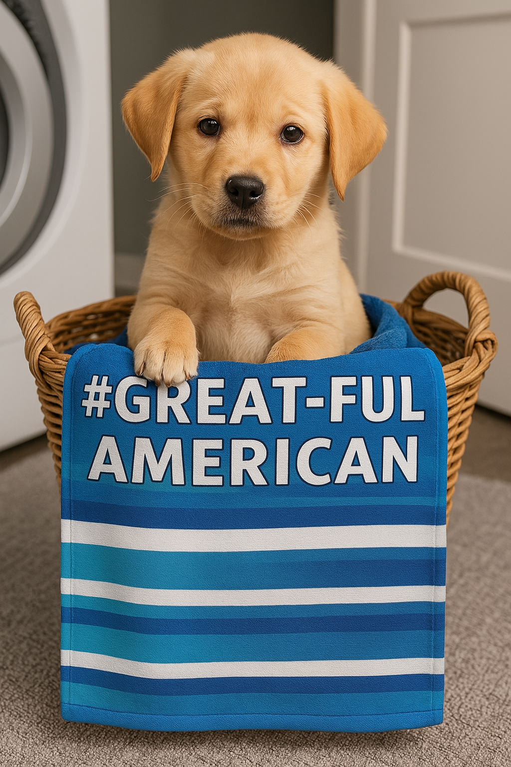 BLUE OPTION The "#Greatful American" Towels - Multiple Sizes & Versatile Uses