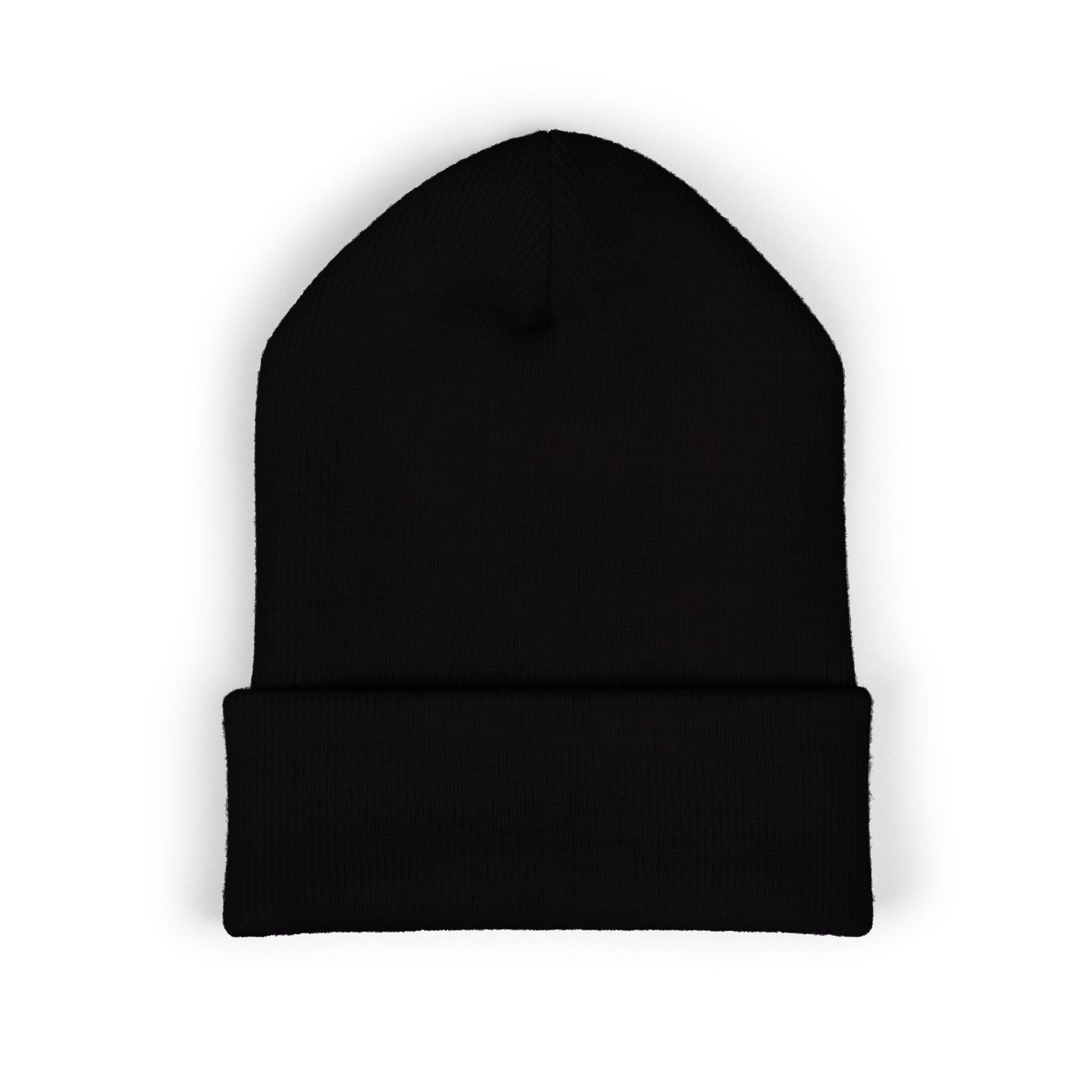 WHITE OR BLACK BEANIE w/BLUE WRITINGEmbroidered Be "Great-Ful American" Cuffed Beanie