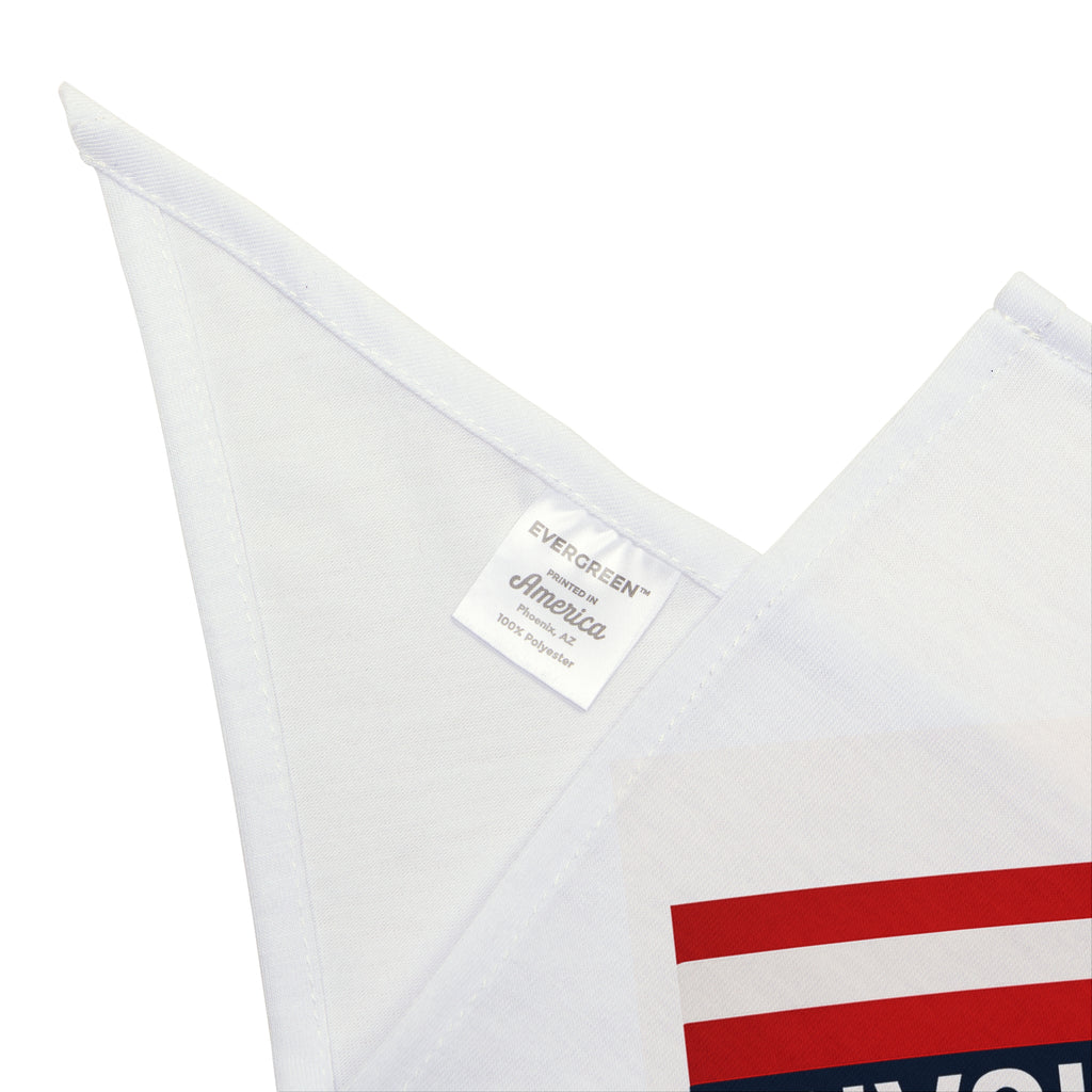 "#GREAT-FUL AMERICAN" American Flag Pet Bandana — Patriotic Dog & Cat Accessory for 4th of July, Memorial Day, and Everyday Proud Pet Owners