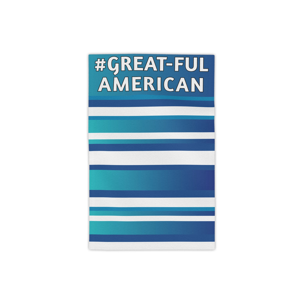 BLUE OPTION The "#Greatful American" Towels - Multiple Sizes & Versatile Uses